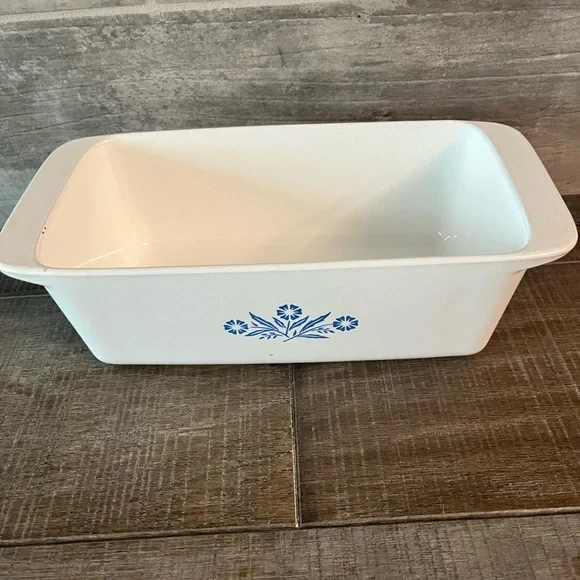Corningware Kitchen Vintage Corning Ware Blue Cornflower Loaf